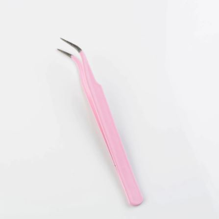 Tweezers for eyelashes - Angled