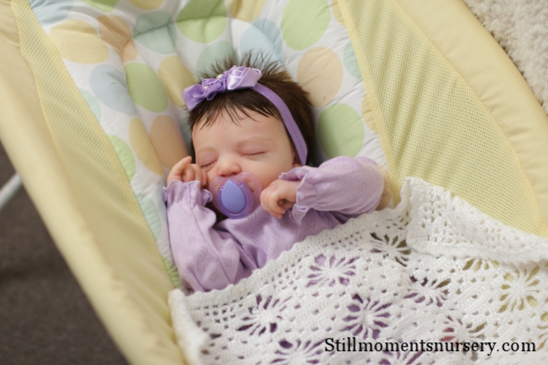 Reborn Baby Girl Raven by Nikki Holland - Image 7