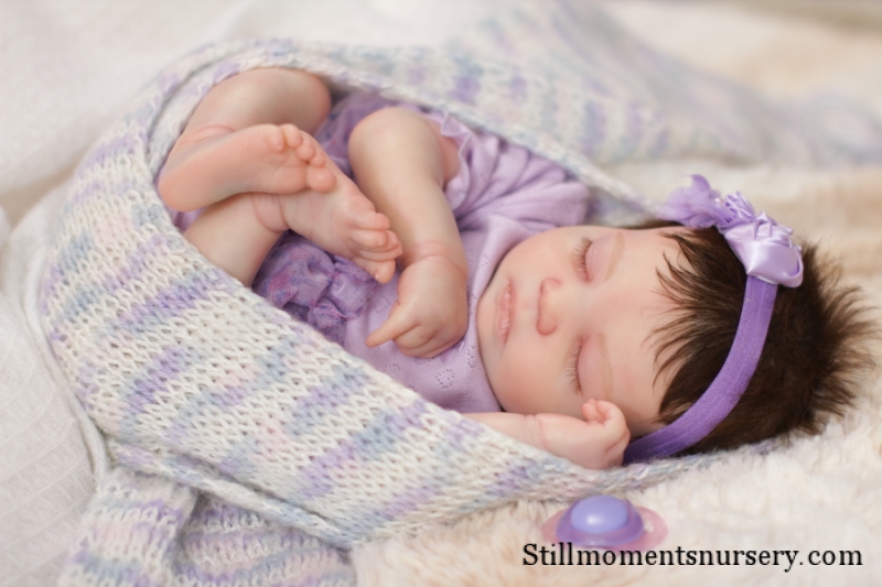 Reborn Baby Girl Raven by Nikki Holland - Image 6