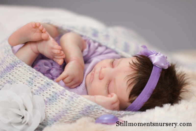 Reborn Baby Girl Raven by Nikki Holland - Image 5