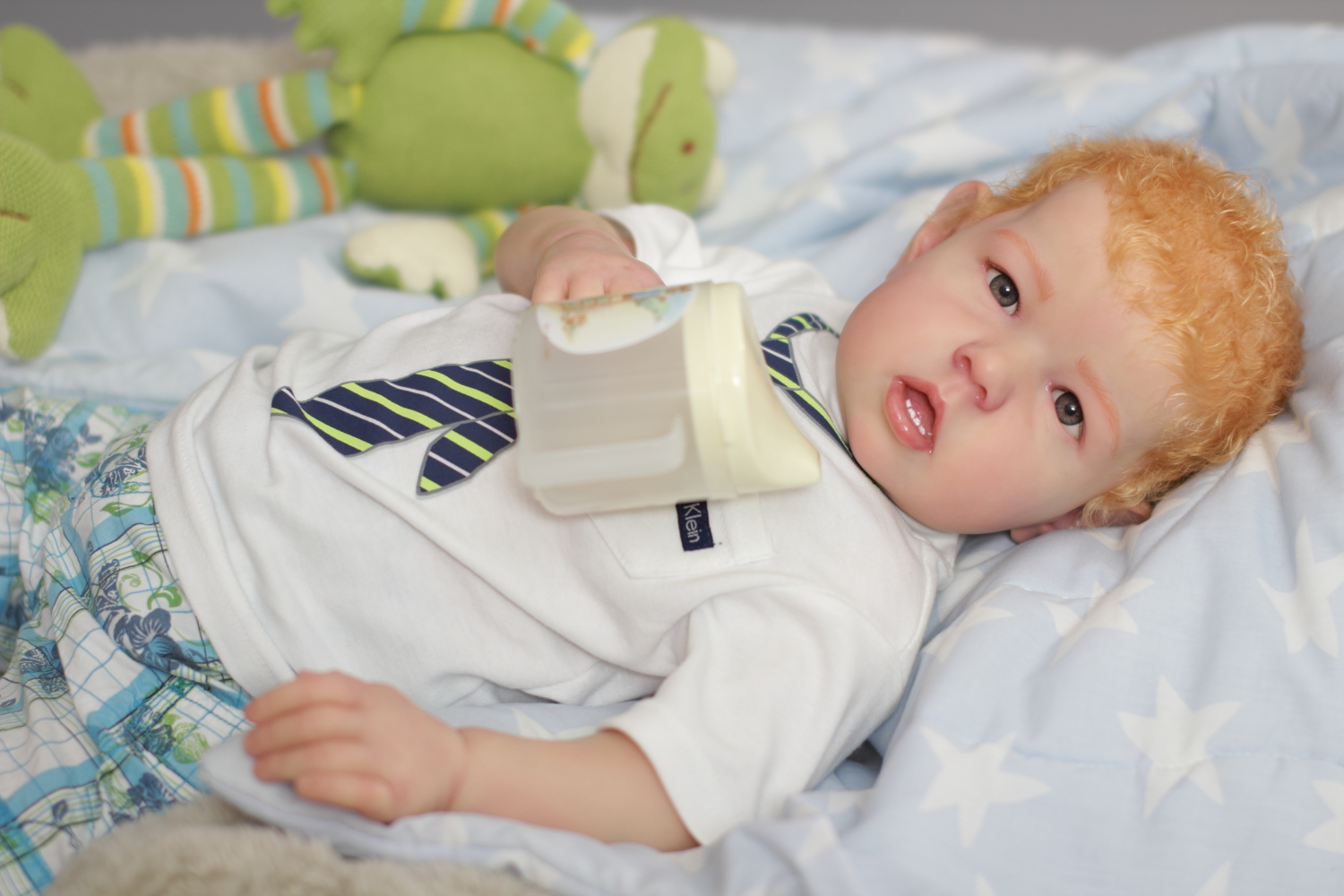 Reborn Toddler Boy Elliott Terance James by Nikki Holland - Image 4