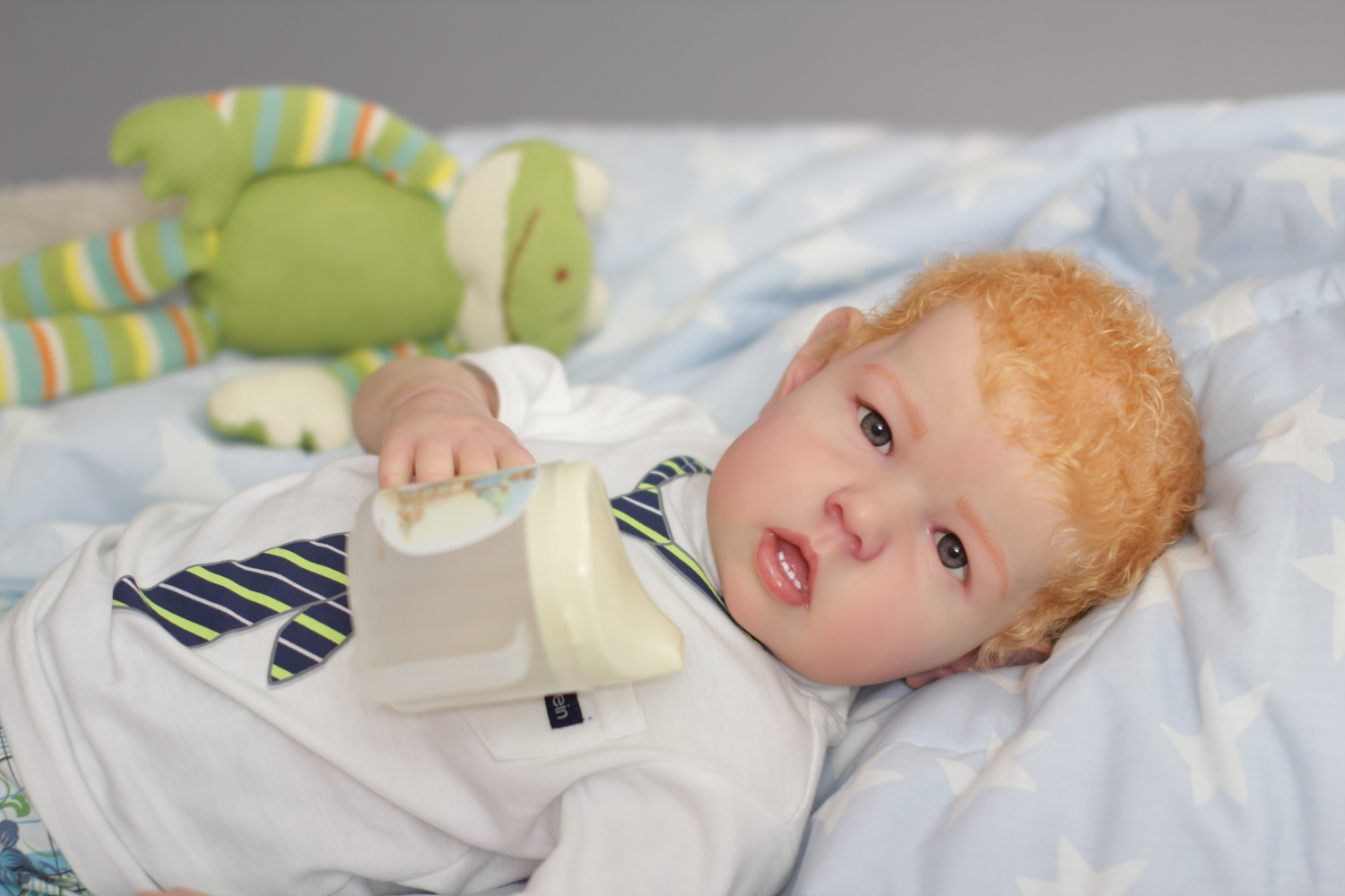 Reborn Toddler Boy Elliott Terance James by Nikki Holland - Image 2