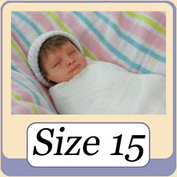 Custom Order Silicone Doll Sized 15″