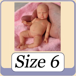 Custom Order Silicone Doll Sized 6″