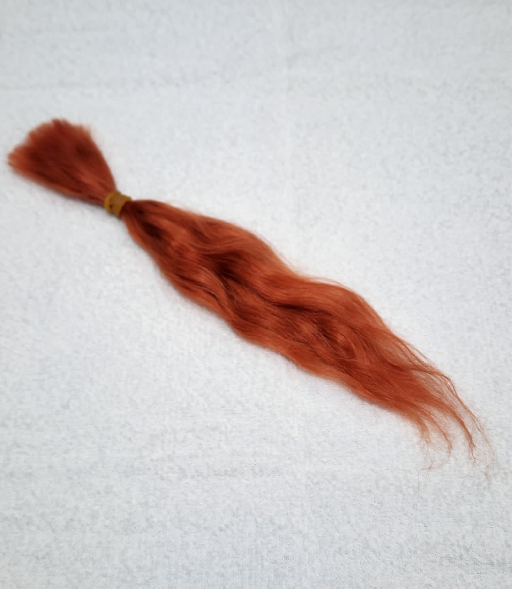 Yearling Mohair - Red / Copper